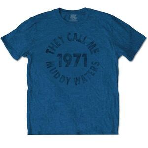 Muddy Waters Unisex Adult They Call Me Cotton T-Shirt / Denim Blue